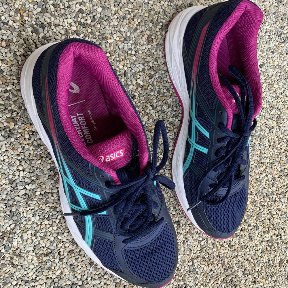 ASICS women's running shoes blue size 9